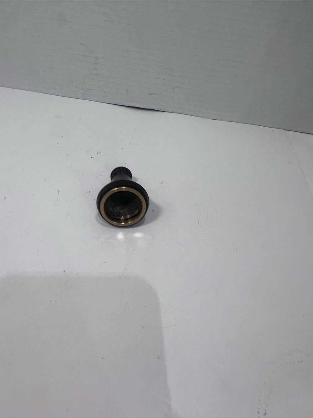 Black and Gold Electronic Audio Adapter